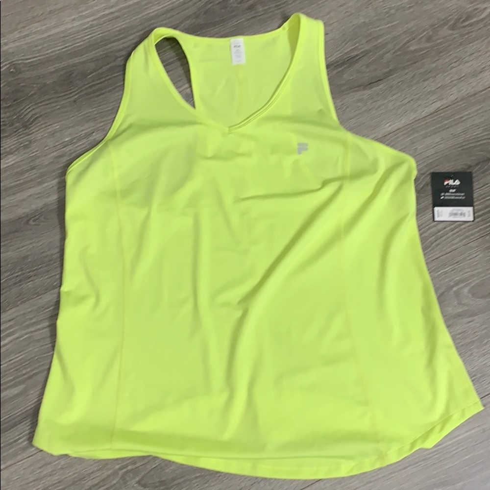 Filas rasor back tank size XXL bright yellow